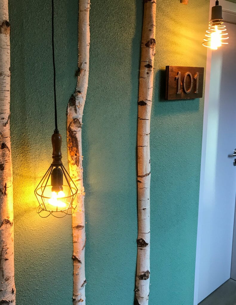 Details in the corridor of Hotel Freihof by Stand Out Design - Lara Theel